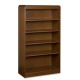 Lorell Radius Hardwood Veneer Bookcases