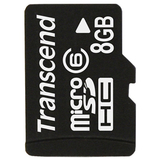 Transcend 8GB microSD High Capacity Card (Class 6) - TS8GUSDHC6