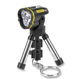 Bostitch Mini Tripod Keychain LED Flashlight - Flashlight - LED - Aluminum  - Black
