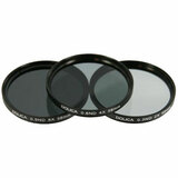 Dolica CF-NDK58 58mm Neutral Density 0.3, 0.6, 0.9 Glass Filter Kit - CFNDK58