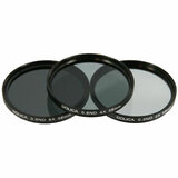 Dolica CF-NDK67  67mm Neutral Density 0.3, 0.6, 0.9 Glass Filter Kit - CFNDK67