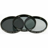 Dolica CF-NDK77 77mm Neutral Density 0.3, 0.6, 0.9 Glass Filter Kit - CFNDK77
