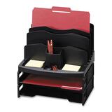 Sparco 26372 Smart Solutions Organizer with Two Letter Tray