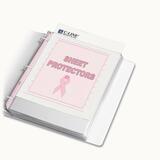 C-line Pink Ribbon Sheet Protector