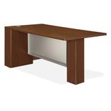 HON Attune Laminate Series Left Peninsula Desk with End Panel