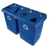 Rubbermaid Glutton High-Capacity Recycling Station - 256R73