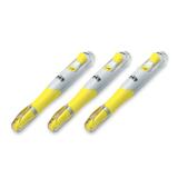 3M Post-it Flag Highlighter - Yellow Ink - 3 / Pack