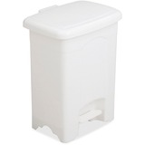 Safco Step-On Plastic Receptacle SAF9710WH