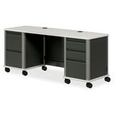 HON SmartLink LT2672-23 Double Pedestal Mobile Desk