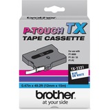 TX Tape Cartridge for PT-8000, PT-PC, PT-30/35, 1/2w, Blue on White  MPN:TX2331