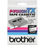 TX Tape Cartridge for PT-8000, PT-PC, PT-30/35, 1/2w, Red on White  MPN:TX2321