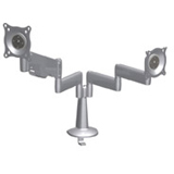 Chief KCY210 Height Adjustable Dual Arm Dual Monitor Desk Mount
