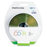 Memorex CD Recordable Media - CD-R - 52x - 700 MB - 10 Pack Blister Pack 04532