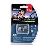 Memorex 512MB TravelCard miniSD - 03351
