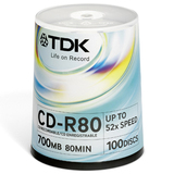 IMATION TDK 52x CD-R Media