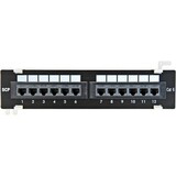 SCP 12 port Cat6 Patch Panel - 3126
