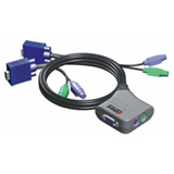 Inland Products, Inc 8214 8214 2-Port Super Mini Desktop KVM Switch