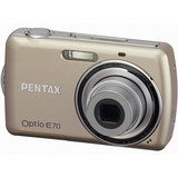 Pentax Optio E70 Digital Camera - Champagne Gold - 17454