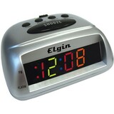 Geneva Clock Elgin LED Bedside Alarm Clock
