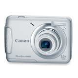 Canon PowerShot A480 Point & Shoot Digital Camera - Silver