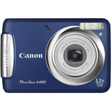 POWERSHOT A480 BLUE 10MP 3.3X OPT 128MB SD SDHC 2.5IN LCD 2XAA