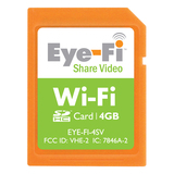 Eye-Fi Share Video 4GB SDHC Wi-Fi Memory Card