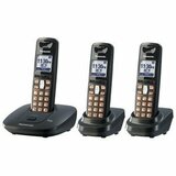 Panasonic KX-TG6413T Digital Cordless Phone With 3 Handsets