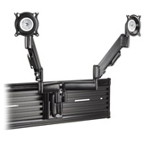 Chief KSY220 Universal Slat Wall Height Adjustable Dual Monitor Mount