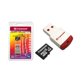 Transcend 4GB microSD High Capacity (microSDHC) Card - Class 6 - TS4GUSDHC6P3