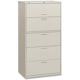 Hon Lt Gray 5-Drawer Lateral File