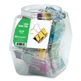 Baumgartens Colored Binder Clip Tub