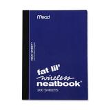 Mead Fat Lil' Wireless Neatbook Notebook