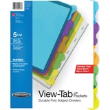 Wilson Jones View-Tab Sublect Divider with Pockets WLJ55082