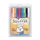 bruynzeel-sakura Souffle 3-D Opaque Ink Pen - 1 mm Pen Point Size - Assorted Ink - 10 / Set