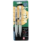 bruynzeel-sakura Sumo Grip Pen/Pencil Set - Point Pen Point Style - Clear Barrel - 2 / Pack