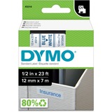 Dymo Blue on White D1 Label Tape