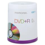 MEMOREX Memorex DVD Recordable Media - DVD+R - 16x - 4.70 GB - 100 Pack Spindle