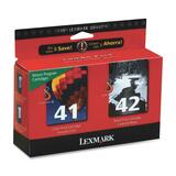 LEXMARK Lexmark No. 41/42 Combo Ink Cartridges