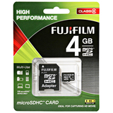 FUJI Fujifilm 4GB Micro Secure Digital High (SDHC) Card