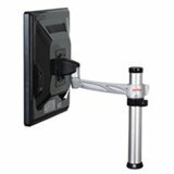 Peerless LCT-A1B5H Universal LCD Desktop Mount - 17.5 lb - Silver