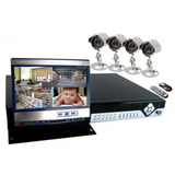 Q-see QSDF8204C4-320 4-Channel Video Surveillance System - QSDF8204C4320