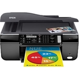 Epson WorkForce 310 Multifunction Printer - Color Inkjet - 36 ppm Mono - 20 ppm Color - 5760 x 1440 dpi - Fax, Copier, Scanner, Printer - USB - Fast Ethernet - PC, Mac - C11CA49201
