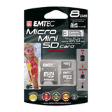 EMTEC 8GB Micro Secure Digital (SD) Card - 60x - EKMSDM8GB60XHC