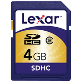 Lexar Media 4GB Secure Digital High Capacity (SDHC) Card - 4 GB