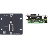 Kramer 2-Port Audio & Video Faceplate - WXA2
