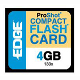 EDGE TECH CORP EDGE Tech 4GB CompactFlash (CF) Card - 133x