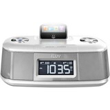 jWIN iMM153 Digital Dual Alarm Clock Radio - IMM153WHT