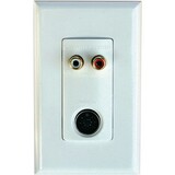 A0302 - Channel Vision Crescendo Single Gang Audio Faceplate
