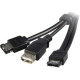 STARTECH.COM StarTech.com 3ft Power eSATA to eSATA & USB A Cable