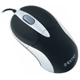 LifeWorks iHome IH-M121LW Mouse - Laser - USB - 3 x Button - Black - IHM121LW